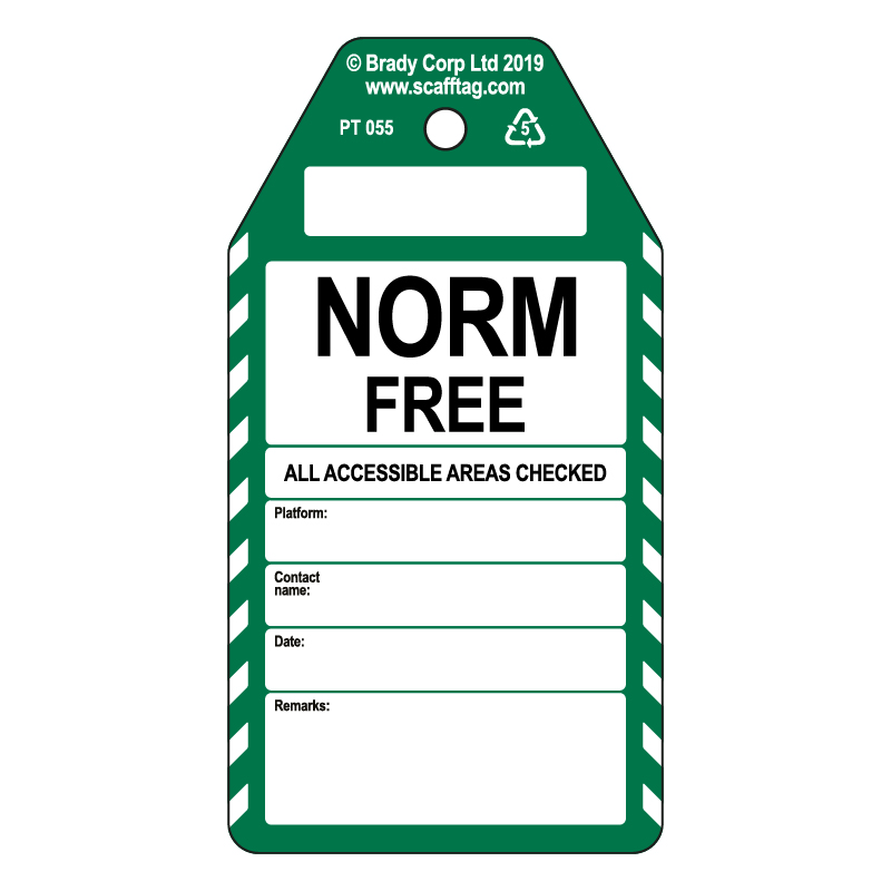 50 x Norm Free Tags